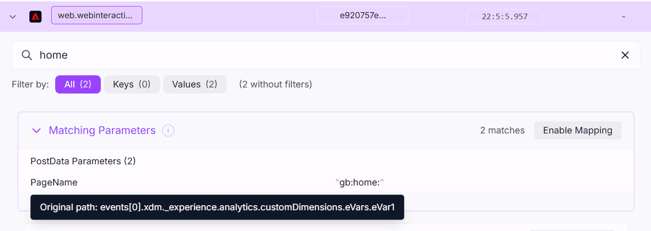 AH Debugger Custom Mappings