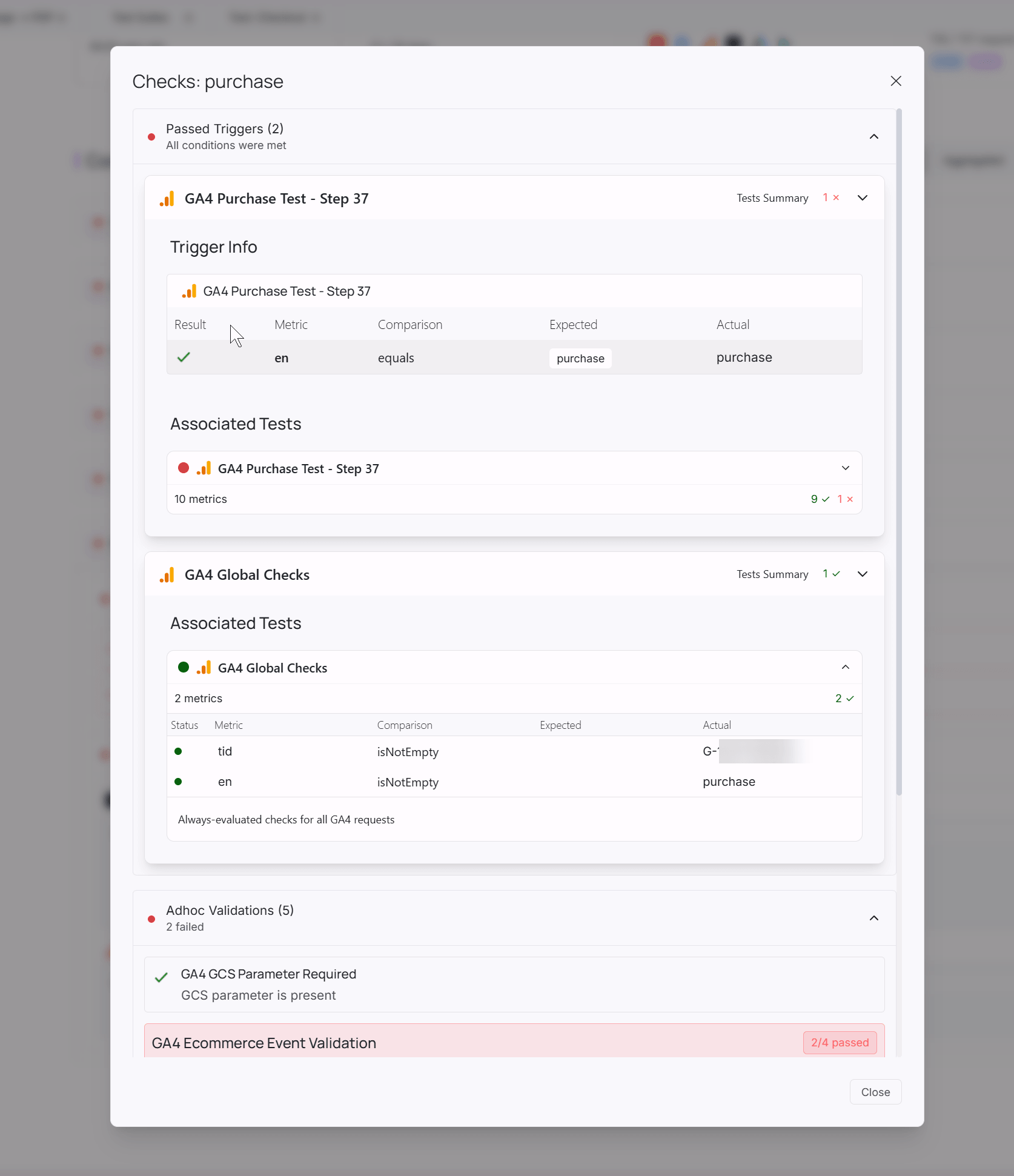 Automated Validation for GA4 Events